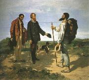 The Meeting or Bonjour,Monsieur Courbet Gustave Courbet
